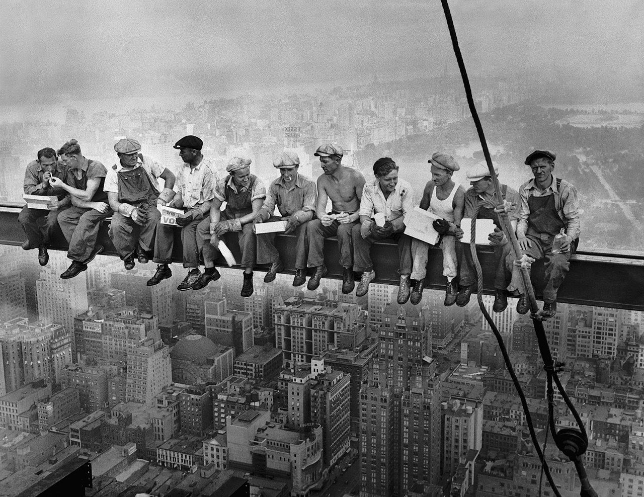 Lunch atop Skyscraper